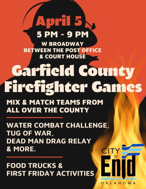 Enid Fire Department’s Patrick Parrish Talks About Upcoming Garfield County Firefighter Games