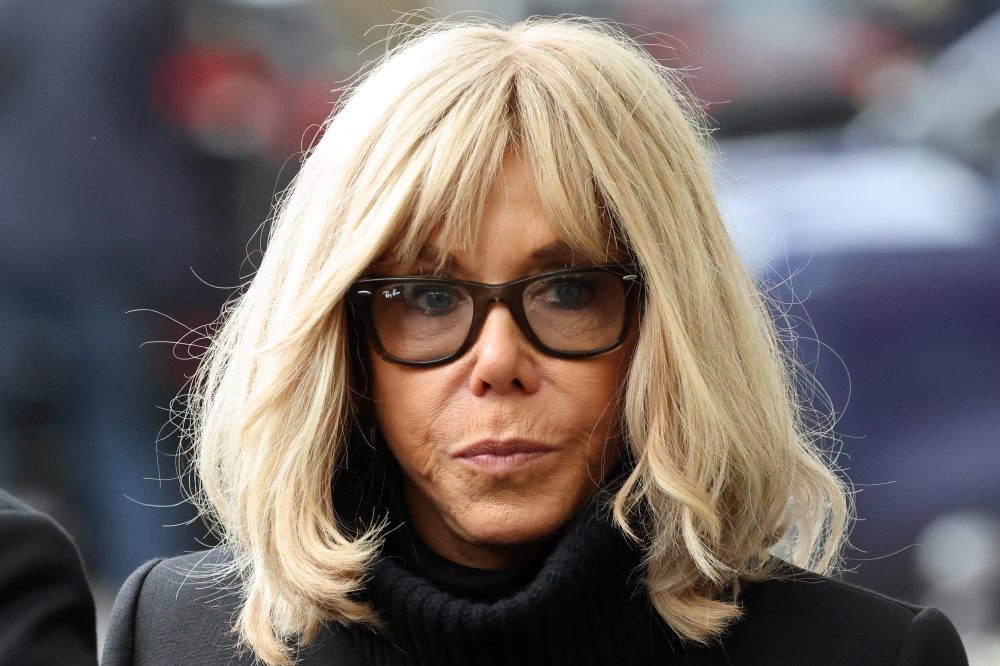 Brigitte Macron defends ‘clumsy’ sexist slur against feminist protesters