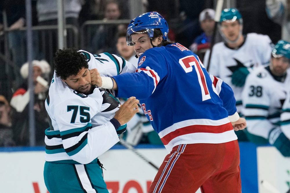 Back from injury, Rangers’ Matt Rempe says he won’t be deterred from dropping gloves