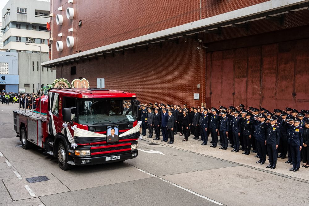 Hong Kong mourns firefighter killed in city’s deadliest fire in decades