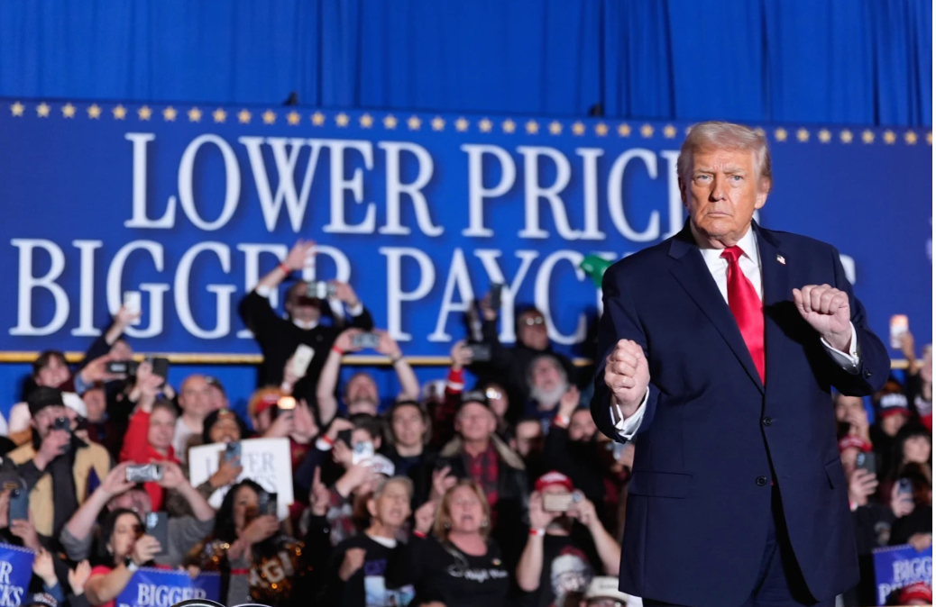 Trump addresses affordability, blames Democrats at Pennsylvania rally