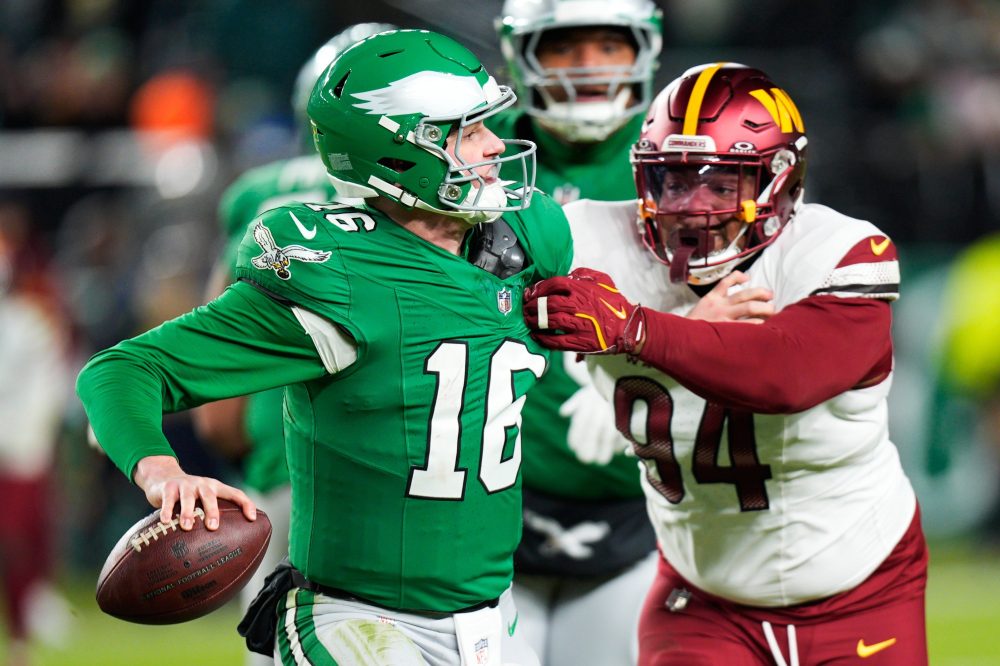 Eagles’ backup plan backfires with 24-17 loss to Commanders that costs them shot at NFC’s No. 2 seed