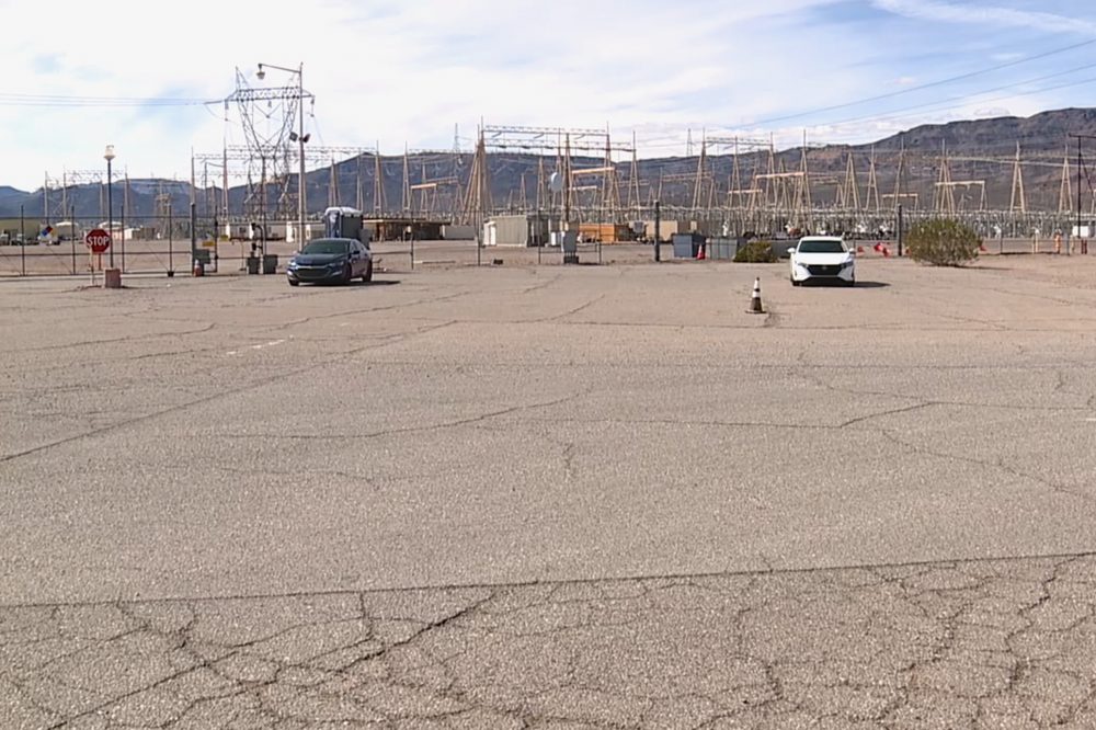 Las Vegas police investigate terrorism event after vehicle rammed into power substation