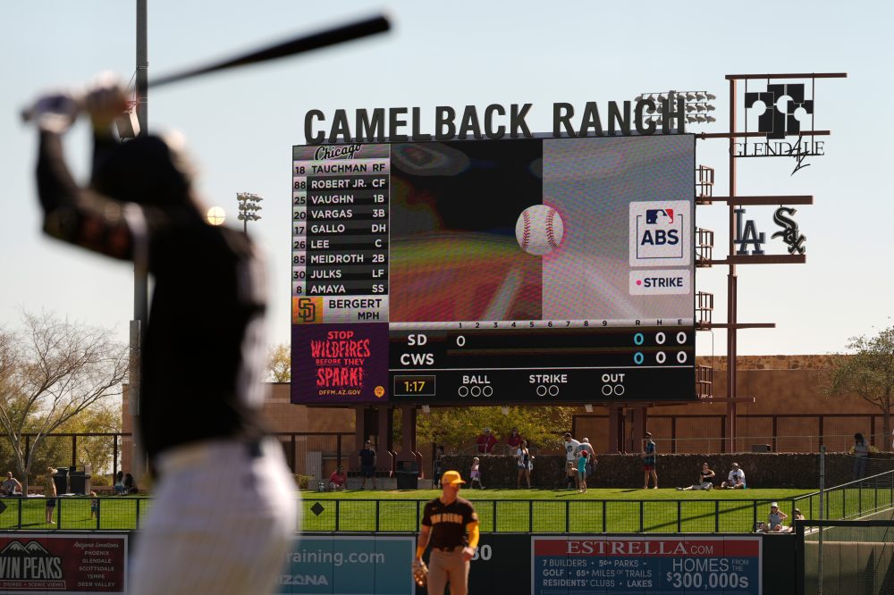 Just over half ball/strike challenges successful on first day of spring training games