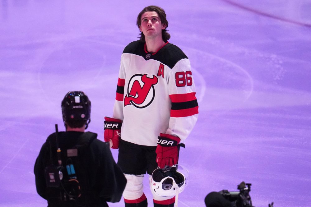 Olympic hero Jack Hughes keeps waiting for life to return to normal. It didn’t happen in Pittsburgh
