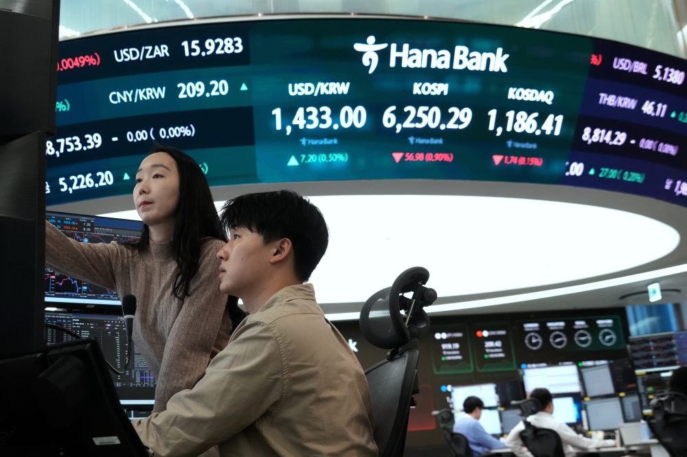 Asian shares are mixed after Nvidia’s losses pull Wall St lower, as AI-linked layoffs rattle markets
