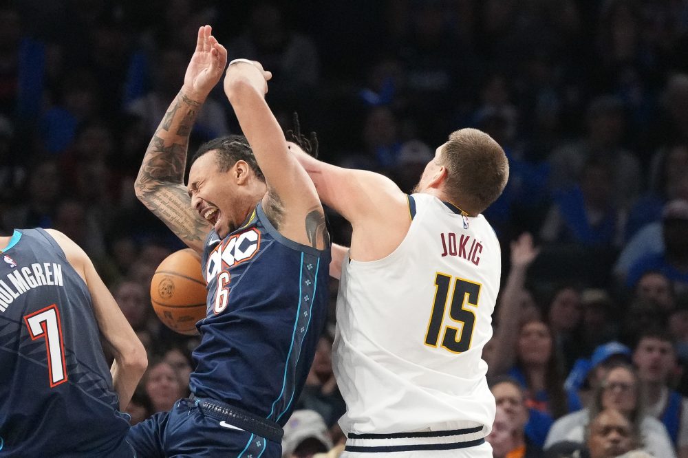 Tempers flare between Nuggets and Thunder as Dort is ejected after fouling Jokic