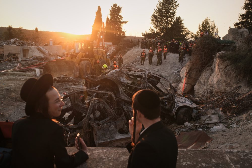 Photos show Israel after Iran retaliated with missiles