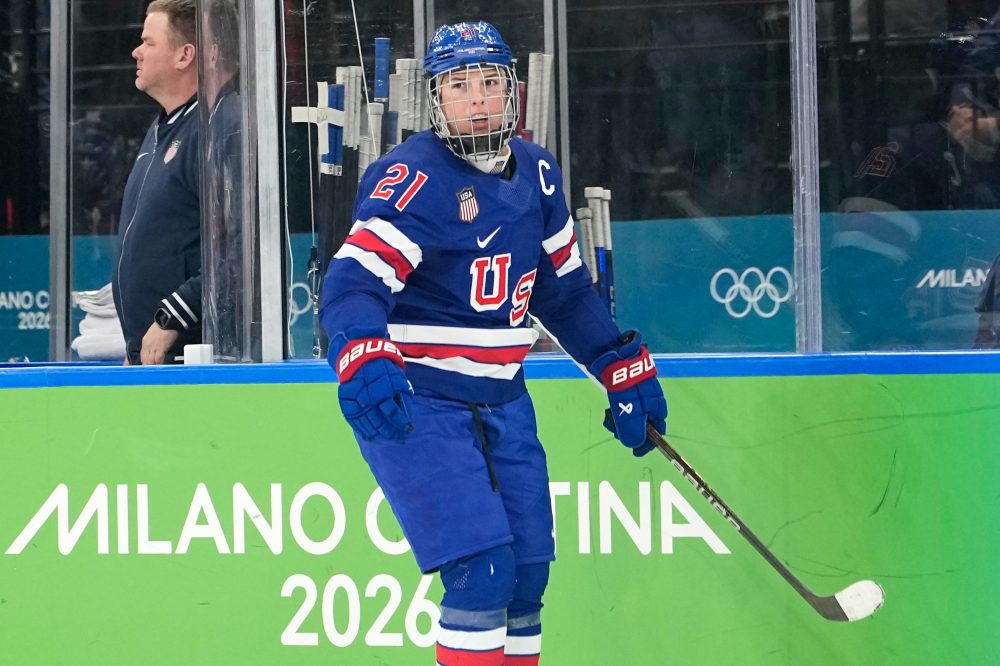 US Olympic gold medalists Hilary Knight and Quinn and Jack Hughes appear on ‘Tonight Show’