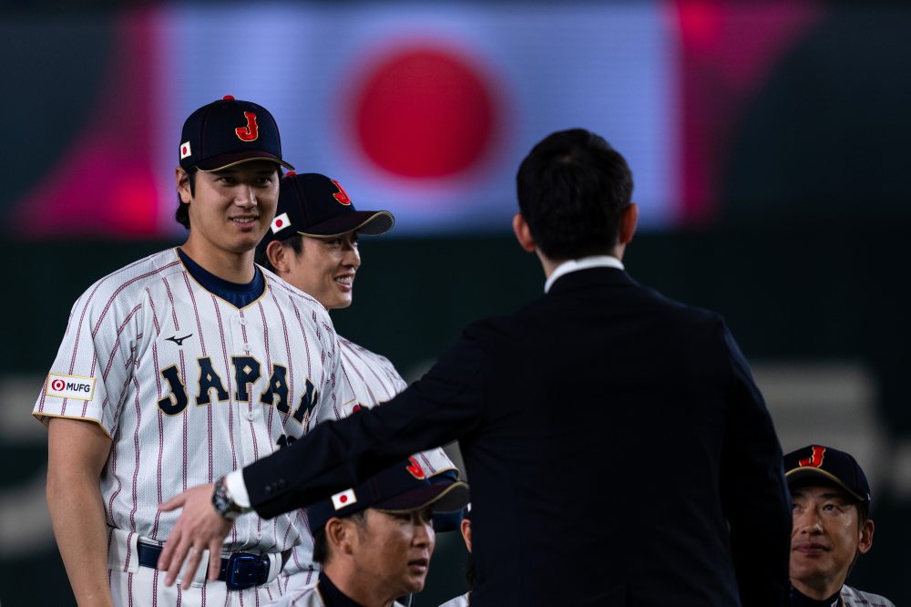 Shohei Ohtani is the show again in Japan for the World Baseball Classic