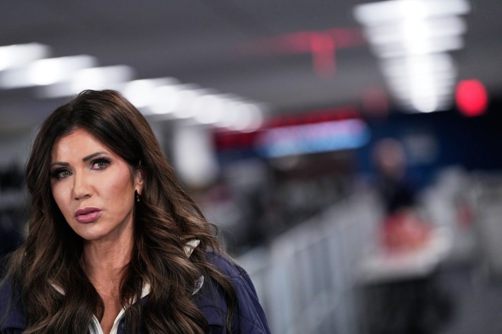 Photos of Kristi Noem, Trump’s first Cabinet secretary to leave during his second term