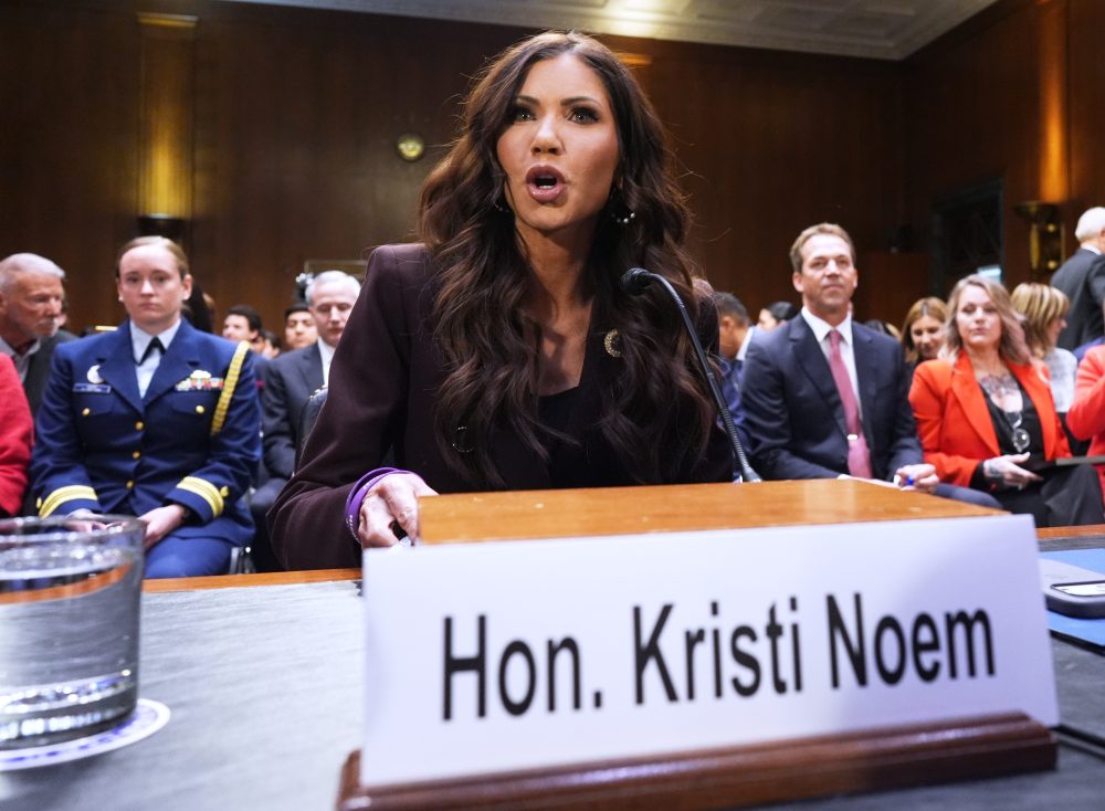 A $220 million ad blitz and a public split with Trump mark the end  of Kristi Noem’s DHS tenure