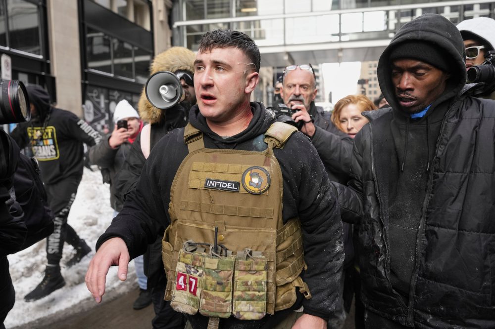 Police investigating after device thrown at anti-Islam protest in New York City