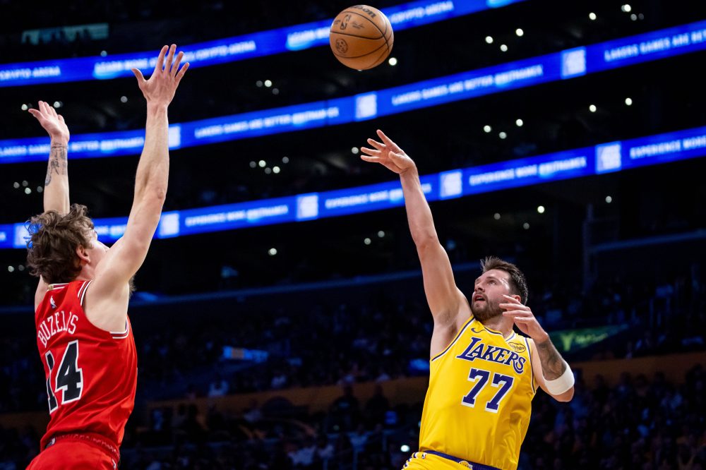 Luka Doncic turns trash talk into first 50-point game with the Lakers