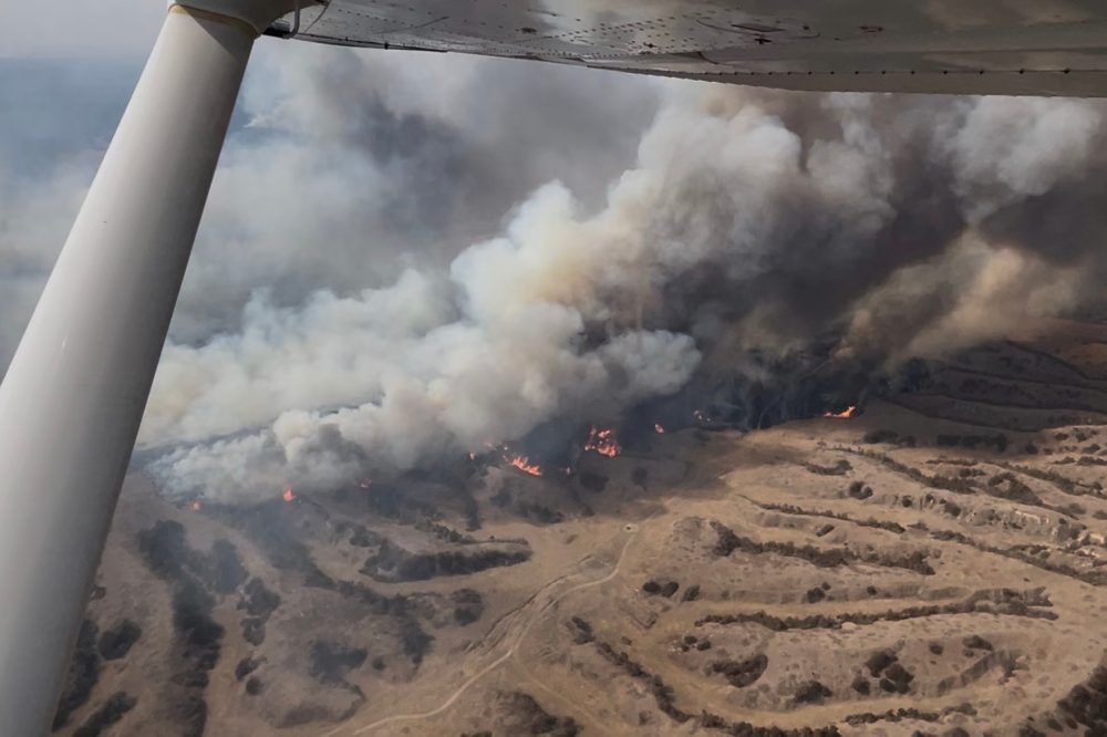 Nebraska wildfire fight drags into day 7 as winds ease, but danger still looms