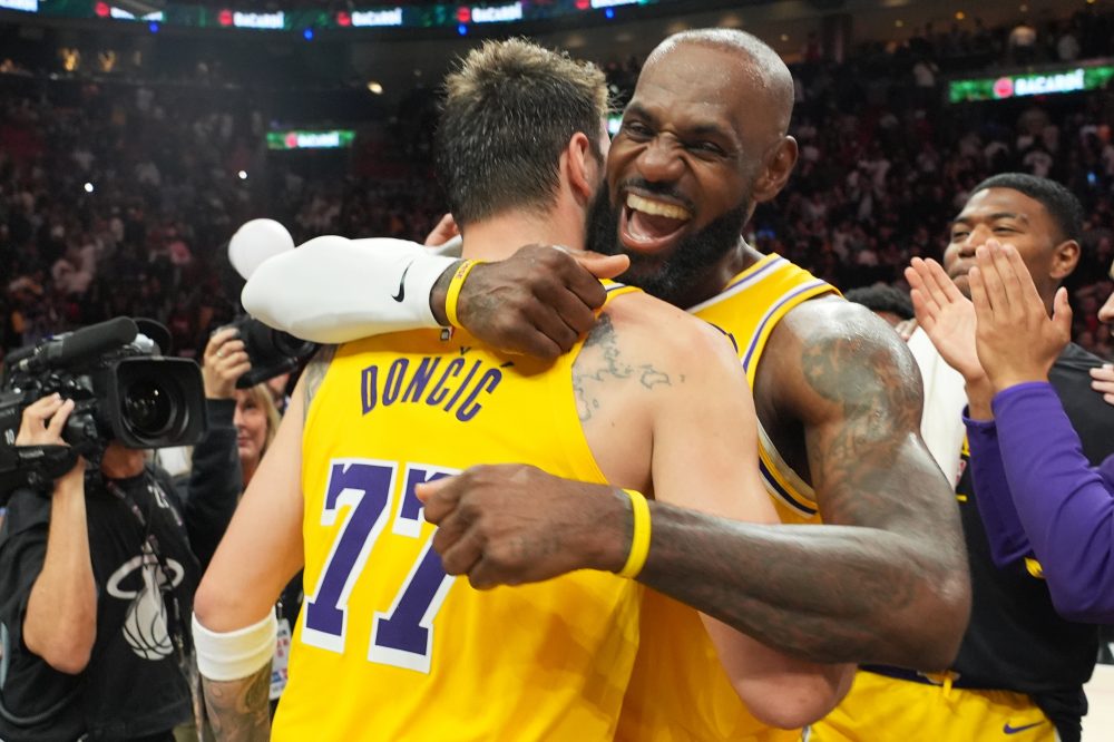 The Lakers say Luka Doncic should be in the MVP conversation. A 60-point game is the latest proof