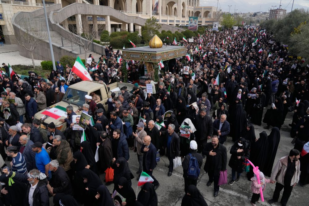 Iran threatens to attack Mideast electrical plants powering US bases