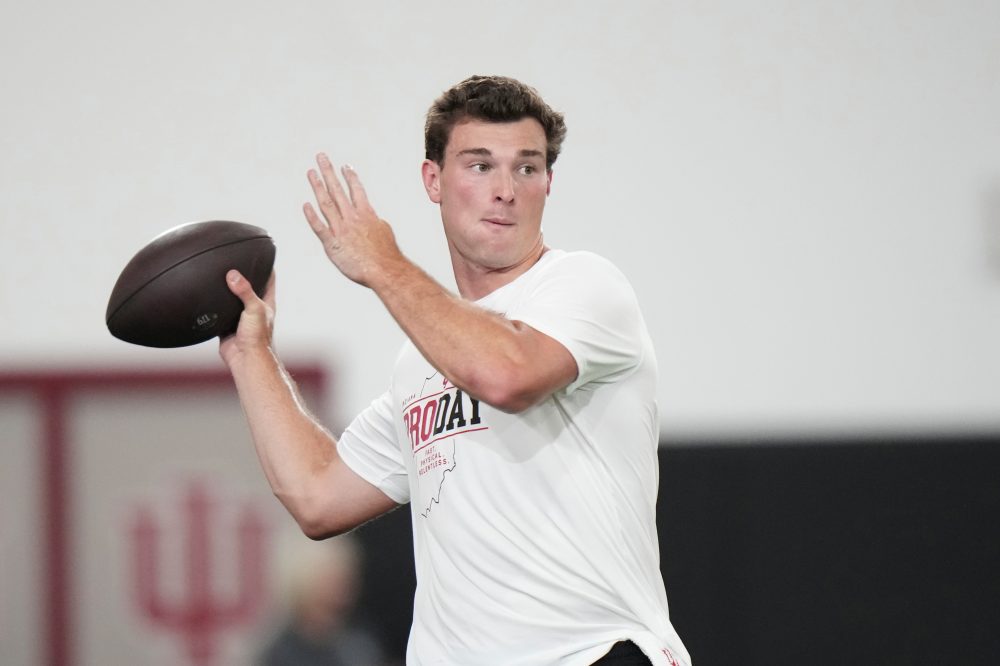 Heisman winner Fernando Mendoza puts on impressive show at Indiana’s biggest pro day