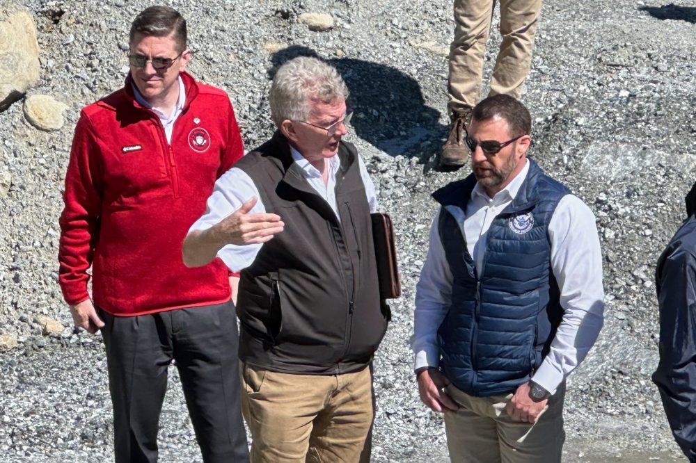 Mullin pledges progress on disaster relief during his first official trip as DHS secretary
