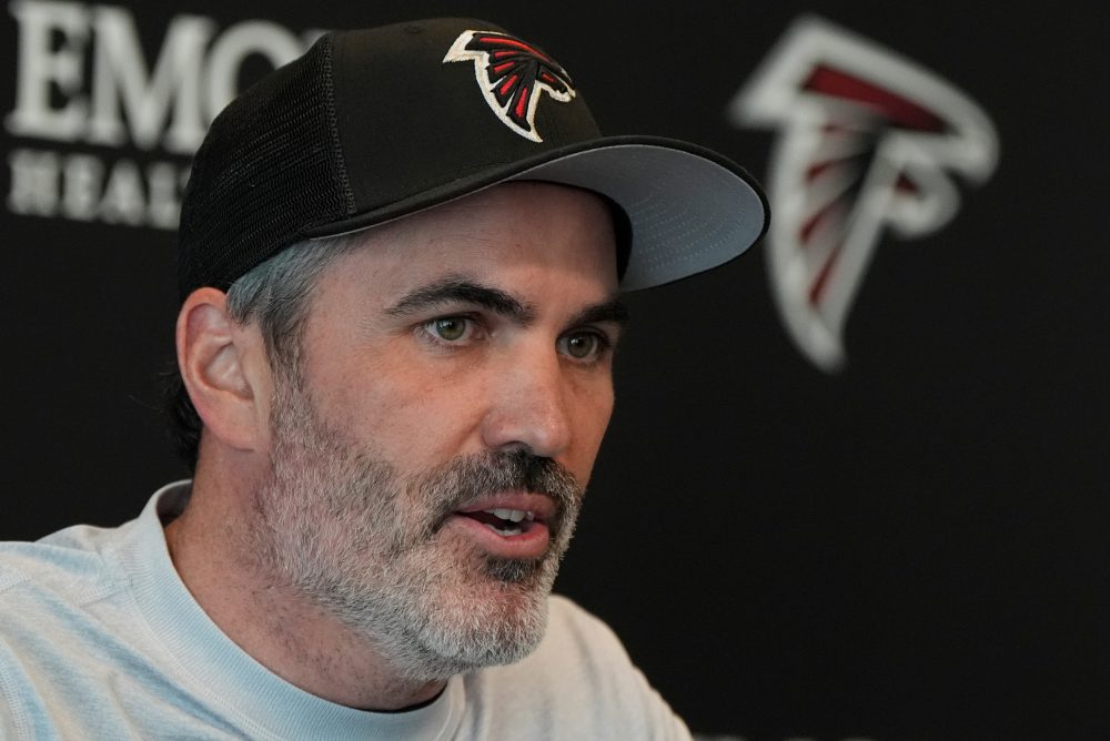 James Pearce Jr. not at Falcons’ voluntary offseason workouts, coach Kevin Stefanski says