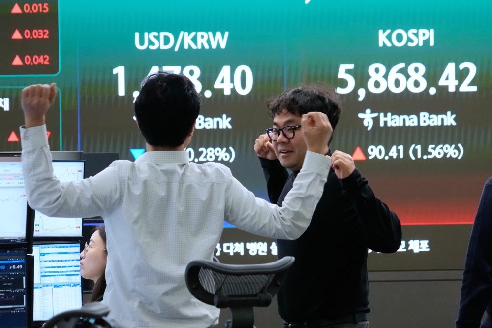 Asian stocks mostly higher and oil gains ahead of planned U.S.-Iran ceasefire talks