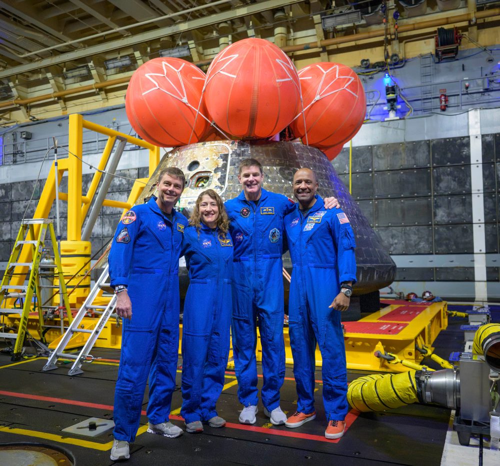 Artemis II’s moon-traveling astronauts return home to cheers after a record-breaking trip