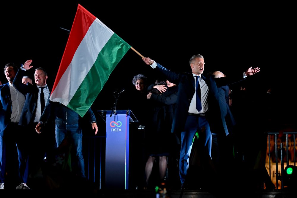 Photos of Hungary’s presidential election, as voters end Viktor Orbán’s 16-year rule