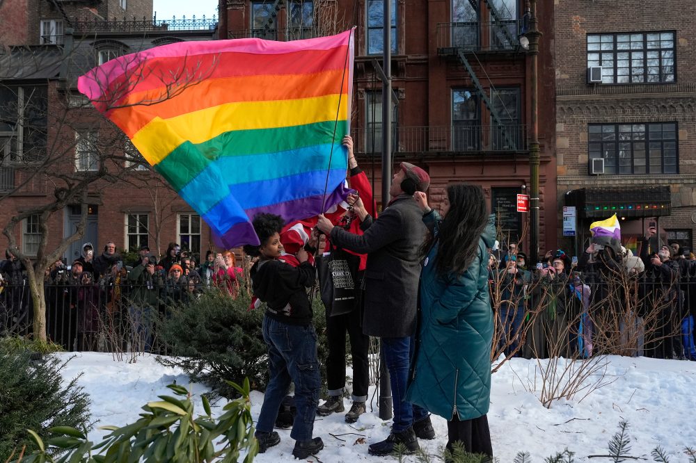 Trump administration agrees to keep flying rainbow Pride flag at New York’s Stonewall monument