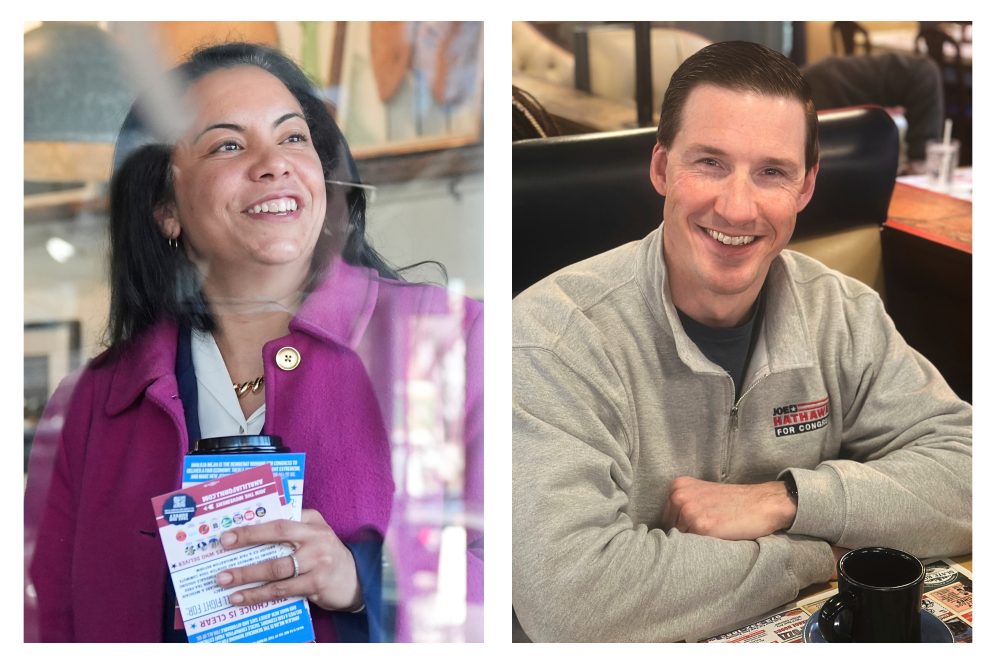 Democrat Analilia Mejia and Republican Joe Hathaway compete for suburban New Jersey House seat