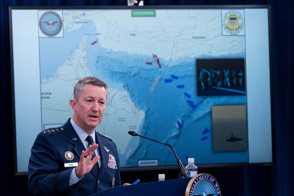 Over 10,000 US troops are enforcing the Iran blockade, but no ships boarded so far, military says