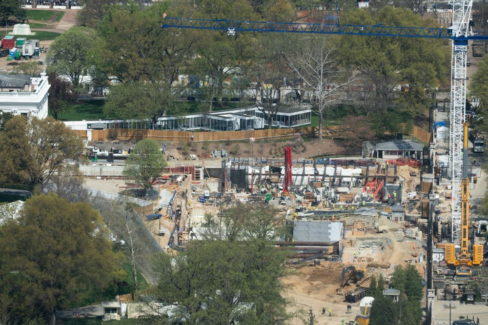Construction on Trump’s White House ballroom can continue for now, US appeals court says