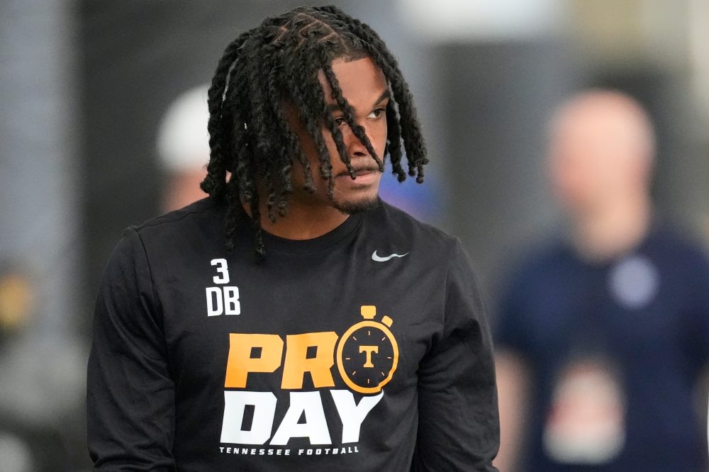 Raiders start last day of NFL draft by taking Tennessee cornerback Jermod McCoy in rainy Pittsburgh