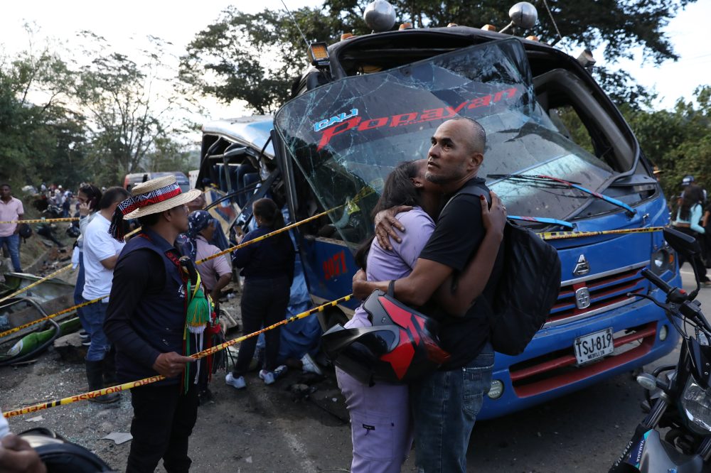 Colombia hit by wave of attacks ahead of presidential election, in photos