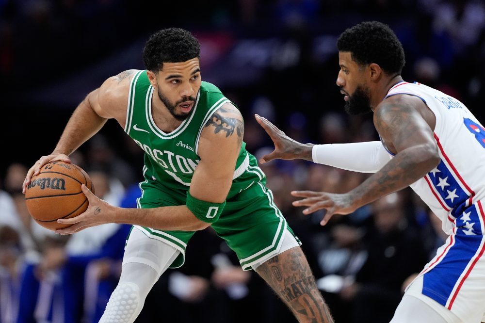 Celtics star Jayson Tatum ruled out of Game 7  with left knee stiffness