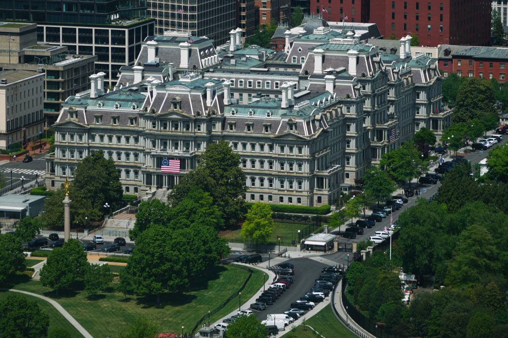 Trump wants to paint the Eisenhower office building white. Now a key federal agency considers it
