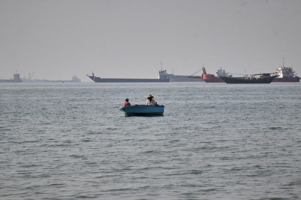 Ship is reported seized off the coast of the UAE and is heading toward Iran