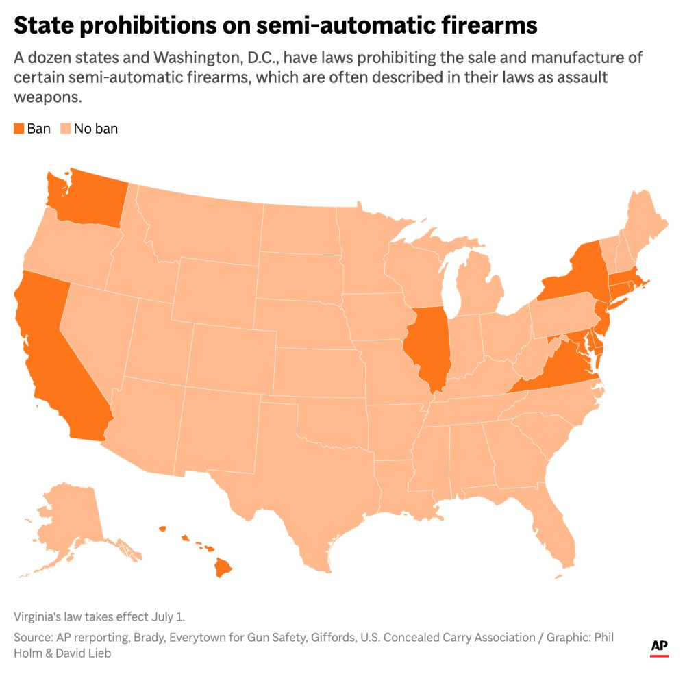 New Virginia law banning `assault firearms’ prompts quick lawsuits from gun-rights groups