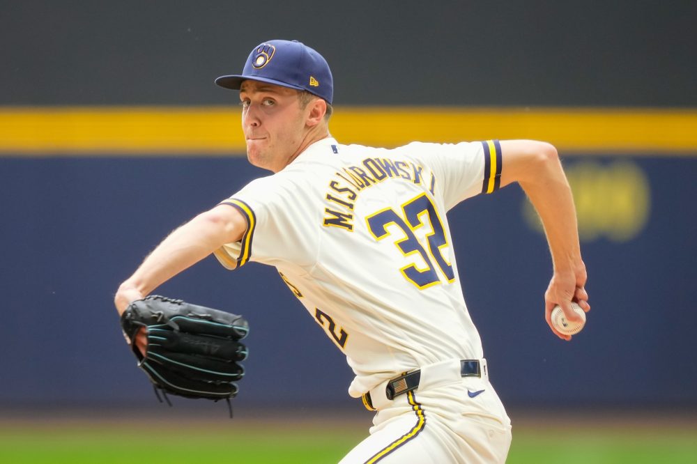 Brewers’ Misiorowski sets record with 57 100 mph pitches in game since tracking era started in 2008