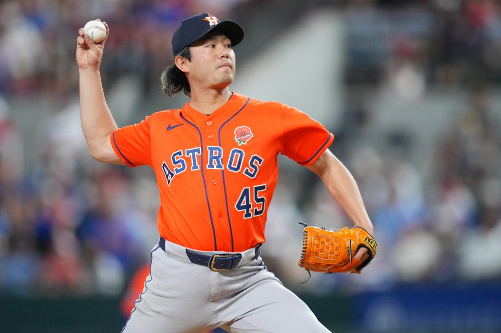 Astros starter Tatsuya Imai and 2 relievers throw combined no-hitter against Rangers