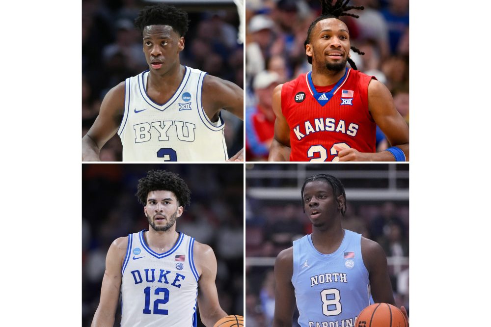 NBA mock draft: BYU’s Dybantsa headlines top tier with Kansas’ Peterson, Duke’s Boozer, UNC’s Wilson
