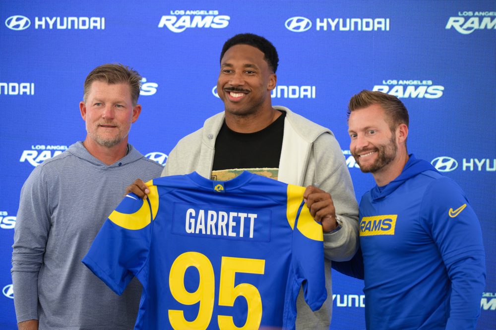 Myles Garrett is the Rams’ latest prize in a decade of aggressive moves by Snead and McVay