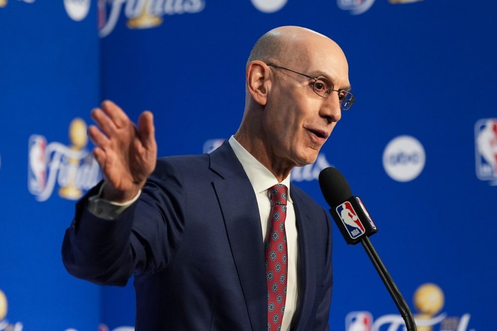 Commissioner Adam Silver, at finals, says NBA continues to move toward league in Europe