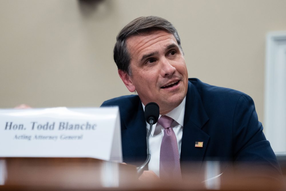 Trump says he’s nominating Todd Blanche to serve as attorney general
