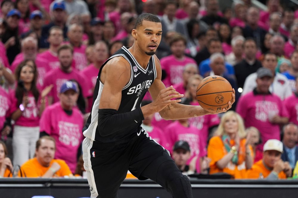 NBA bans two people from arenas after one runs onto court during Game 1, attempts selfie with Wemby
