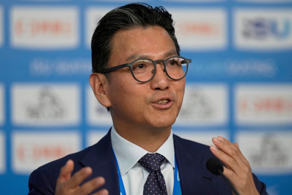 Ice skating glides from Milan Olympics success toward reelecting its president Kim