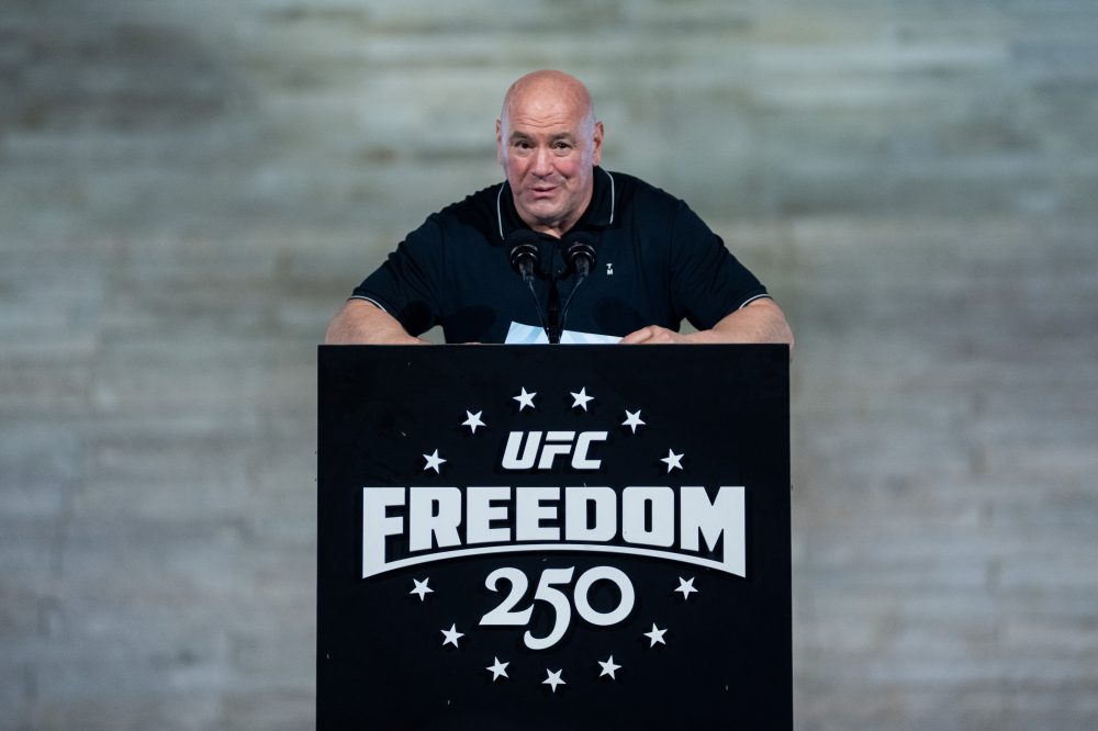 Time to rage in the cage at the White House. UFC the main event at Trump’s 80th birthday bash