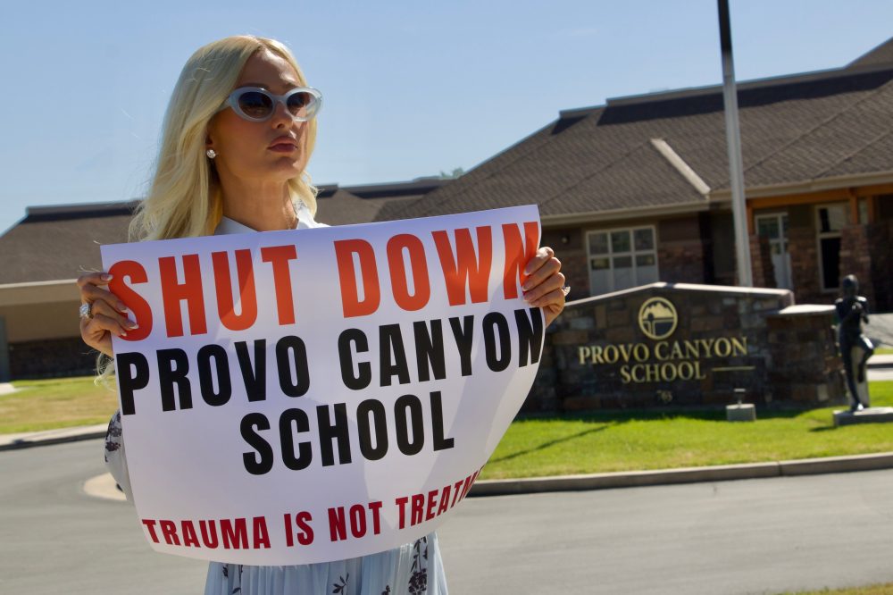 Paris Hilton returns to Utah ‘troubled teen’ facility to support others who allege mistreatment