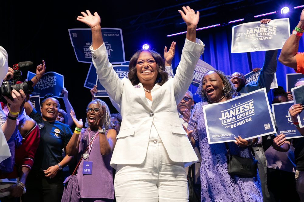 Janeese Lewis George wins the Democratic primary for mayor of Washington, DC