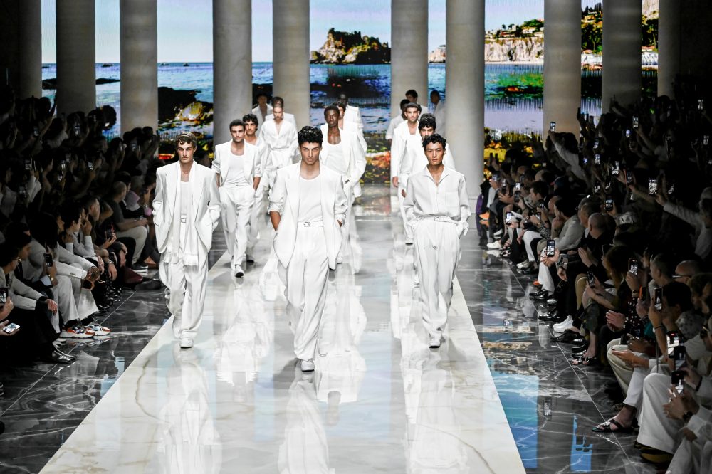 Dolce & Gabbana imagines a Mediterranean escape in menswear built for the heat