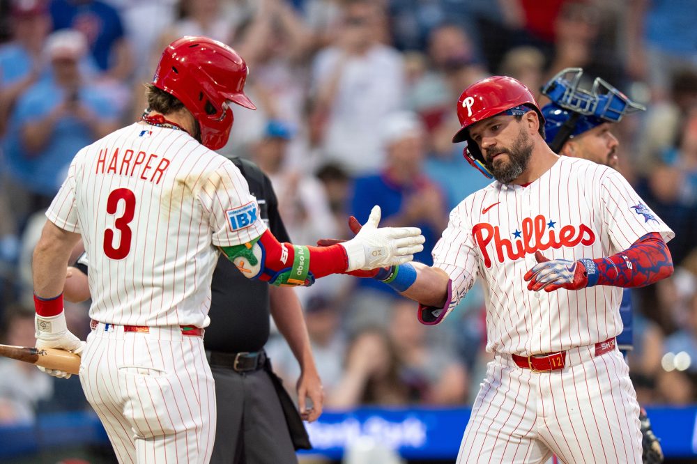 Phantastic performances: Phillies’ Schwarber homers twice in inning, Harper hits for cycle vs Mets